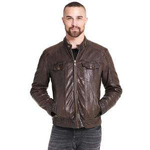 <b>jacket</b> for men Textiles Leather Products New Fashion Design <b>Biker</b> <b>Jacket</b> Men Leather <b>Jacket</b> Reasonable Price Custom Logo - Product Image 2