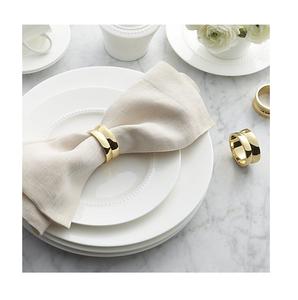 Anillo para Servilletas de Diseño Moderno, Anillo para Servilletas de Aluminio Color Dorado, Anillo para Servilletas con Forma de Árbol para el Hogar y Restaurantes - Product Image 2