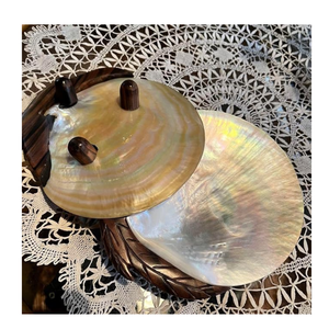 Premium Mother of Pearl Plate Handmade from Natural Shells Ideal Caviar Dish Serving Plate for Home Restaurant and Events - Product Image 4