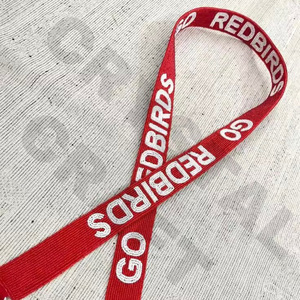 Sangles de sac de perles de rocaille en or blanc personnalisées de buffle accessoire à la mode 'Hook Em Horns' sangle de sac à main perlée - Product Image 5