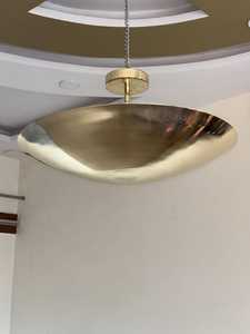 Light Elegant Ceiling Flushmount Light Pendant Mid Century Modern Raw Brass <b>Sputnik</b> <b>Chandelier</b> light Fixture - Product Image 3