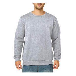 Sudadera de Algodón 100% para Hombre, Cuello Redondo, Tejido de Punto, Invierno 2026, Servicio OEM y ODM Personalizado del Fabricante - Product Image 4