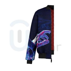 Chaqueta Bomber Personalizada de Alta Calidad, Transpirable y Ecológica, Estilo Retro Universitario, Moda Urbana - Product Image 4