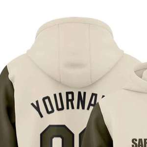 Chaquetas Deportivas con Capucha para Hombre al por Mayor OEM/ODM, Chaqueta Varsity Casual Bordada Resistente al Viento para Hombre - Product Image 5