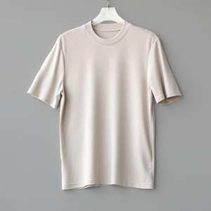 Camiseta de cuello redondo estampada holgada de 100% algodón para hombre, camiseta Premium para hombre, camiseta de manga corta - Product Image 3