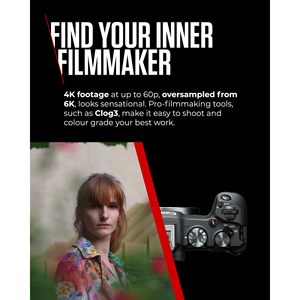 Appareil photo hybride plein format 24,2 MP avec autofocus CMOS Dual Pixel II, vidéo 4K 60p, prise de vue en rafale 40 images par seconde, écran tactile, Wi-Fi, USB-C - Product Image 3