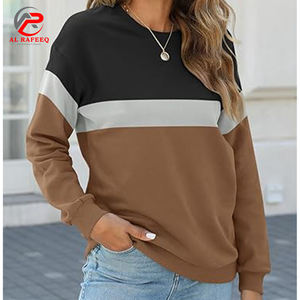 Sudaderas de lana extragrandes de diseño personalizado para mujer, nuevo estilo informal con logotipo frontal para invierno - Product Image 5