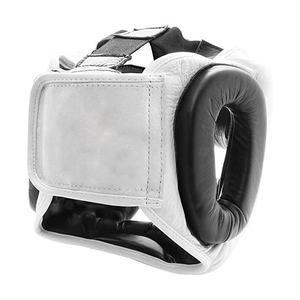 Casque de boxe unisexe en cuir de vachette véritable pour adultes Sparring Fight Headgear Unisex Head Protection Wear - Product Image 3