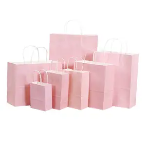 Wholesale Customize Printed Logo White Paper Bags Retail Boutique Shopping Gift Paper Bags With Your Own Logo