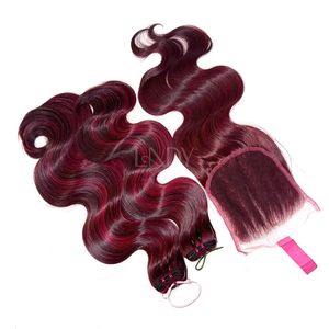 วิกผมมนุษย์หยักศกสีเบอร์กันดีทำจากผมมนุษย์100% เวียดนาม - Product Image 3