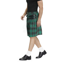 KATBROS INDUSTRY Nouvelle Conception Taille Plus Kilt Homme Respirant Couleur Unie Motif Tartan Modèle KI-TK-9015