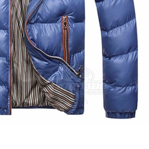TORNADO TRADING Veste d'hiver en laine pour homme, épaisseur standard, style décontracté, fermeture éclair, style bulle tendance - Product Image 2