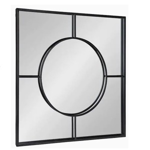 Nuestro espejo de pared decorativo de tendencia superior diseño de vidrio y trabajo de metal para la decoración del hogar disponible - Product Image 2