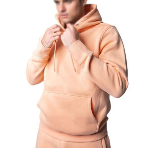 Chándales de forro polar suave de algodón 100% de alta calidad para hombre, el mejor y cómodo cuello con capucha, chándales con estampado de diseño de logotipo personalizado - Product Image 5