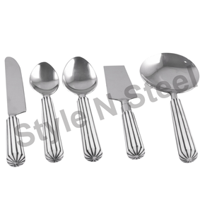 ชุดเครื่องครัว5ชิ้นแบบพรีเมี่ยม, ชุดอุปกรณ์ทำอาหารทำจากเรซินหรูหราหรูหราไม่เหมือนใครทำจากวัสดุโลหะสแตนเลส - Product Image 4