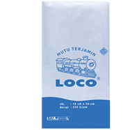 Bolsa de Polietileno Resistente al Calor LOCO para Camisetas, 10x20cm, Grado Alimenticio, Uso en Supermercados, Fuerte y Segura, Mantiene la Frescura