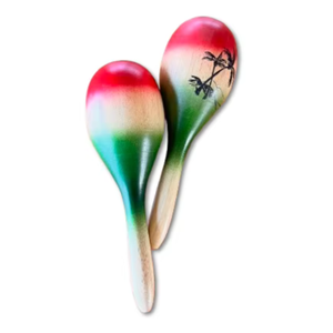 Shaker à percussion à main Maracas en bois pour enfants et débutants - Product Image 1