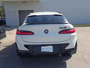 กล่องเกียร์อัตโนมัติแบบแฮทช์แบค2022 BMW X-4 M ไฟภายในเป็นเบาะหนังด้านหลังกล้อง ACC R20 R18