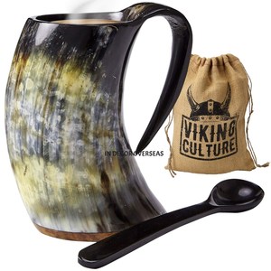 High In Demand Excellent Quality Wooden Made Vintage Art Designer Beer And Other Drinkware <b>Mugs</b> For Home And Hotel Kitchenware - Product Image 2