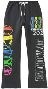 Survêtement streetwear personnalisé avec logo, imprimé en relief, délavé à l'acide, coupe évasée, broderie usée, patch en chenille - Product Image 6