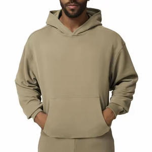 Sweats à capuche personnalisés de haute qualité pour hommes Streetwear Pulls en coton épais Sweatshirts à capuche pour hommes - Product Image 2