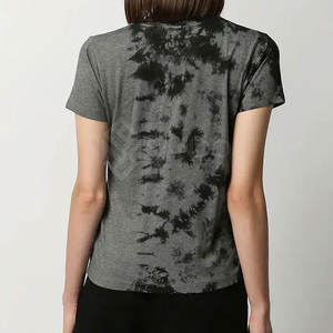 Contraste Trim Última moda Nuevo diseño Sublimación Camiseta Ropa de calle Logotipo impreso personalizado Mujeres Sublimación Camisetas - Product Image 3