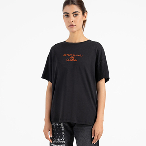 เสื้อยืดคอกลมสำหรับผู้หญิง คุณภาพสูง เหมาะสำหรับออกกำลังกาย ฟิตเนส เสื้อยืดลำลอง ชุดออกกำลังกาย ขายส่ง - Product Image 1