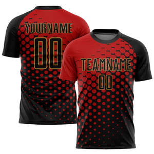 Uniformes de Fútbol Personalizados de Alto Rendimiento, Camisetas de Fútbol Sublimadas de Poliéster de 220 GSM, Secado Rápido, Fábrica OEM - Product Image 3
