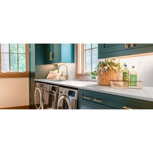 Placa de Cuarzo Calacatta Viraldi - Diseño Moderno, Impermeable, Ecológico y Duradero - Product Image 3