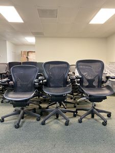 Chaise <span class=keywords><strong>de</strong></span> bureau ergonomique <span class=keywords><strong>en</strong></span> maille reconditionnée <span class=keywords><strong>en</strong></span> gros – Soutien lombaire à dossier haut |   Style Herman Miller Aeron pour les postes <span class=keywords><strong>de</strong></span> travail <span class=keywords><strong>en</strong></span> cubicle - Product Image 4