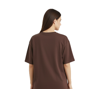 Camisetas de Cuello Redondo para Hombre, de Algodón Orgánico, Lisas o con Estampado Personalizado, de Manga Corta, Tejido de Punto, Talla Grande, Cómodas, al por Mayor - Product Image 2