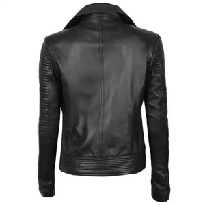 Vestes en PU tendance Vestes pour femmes Manteaux en cuir véritable slim pour streetwear Automne Hiver Vêtements d'extérieur en gros - Product Image 5