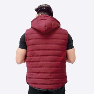 Chaqueta sin Mangas Acolchada de Invierno 2026 con Logotipo Personalizado para Hombre, Chaqueta sin Mangas Cómoda para Uso en Exteriores y Casual - Product Image 4