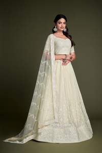 Heavy Georgette Embroidery and Sequins Work Lehenga Choli With Dupatta With CAN-CAN Party Wear <b>Lengha</b> Choli - Product Image 2