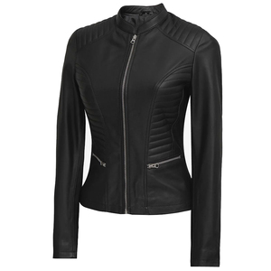 Toutes les couleurs, tendance du moment, vente chaude, vestes en cuir pour femmes, vêtements décontractés très demandés, vestes en cuir de fabrication de qualité supérieure pour femmes - Product Image 3