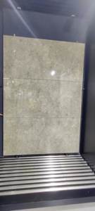 Carreaux de sol en porcelaine de grande taille, style européen moderne, brillant, 9 mm d'épaisseur, qualité supérieure AAA, bleu aquarium, brique réfractaire - Product Image 2