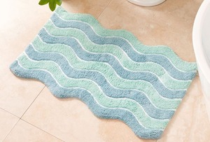 Tapis de bain en coton tufté à la main de style moderne de qualité supérieure carré lavable écologique pour la maison ou l'hôtel personnaliser l'offre de taille - Product Image 3