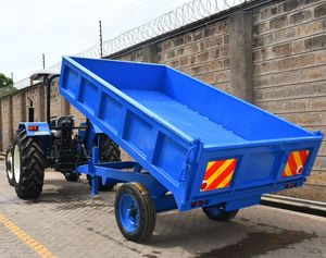 Buy Top Quality 4 <b>Wheel</b> 3-10 Ton Agriculture Farm <b>Trailer</b> 2 <b>Wheel</b> Hydraulic Dump Tractor <b>Trailer</b> - Product Image 4