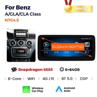 Reproductor de DVD para Auto Mekede con Sistema Qualcomm Android, Bluetooth, Wifi para Benz Clase A W176, Clase GLA X156, Clase CLA C117, NTG 4.5, 4G LTE Estéreo