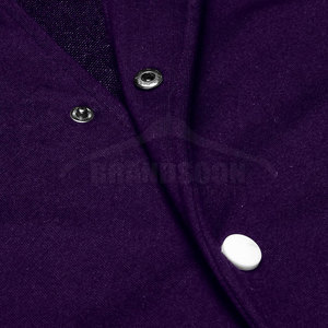 Veste de baseball d'hiver pour homme au meilleur prix, coton et laine de haute qualité, service OEM, manches longues - Product Image 6