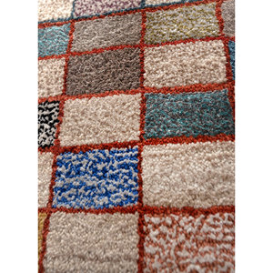 Tapis en laine et soie de bambou noué à la main Freedom Manchaha, motif géométrique, pour usage domestique - Les-8275 - Product Image 3