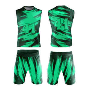 Vêtements de sport de haute qualité pour joueurs, uniforme de flag football 7v7, matière respirante, uniforme de flag football 7v7 personnalisé, tenue de flag football 7v7 - Product Image 1