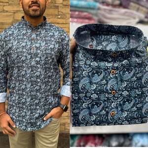 Estilo moderno, hermoso vestidor, Ropa Étnica, Kurta de algodón de alta calidad con trabajo impreso, Color increíble, exportador mundial - Product Image 3