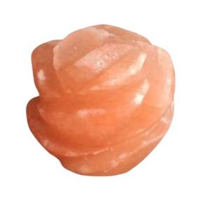 Lámpara de Sal del Himalaya con Forma Tallada Personalizable y Ecológica, Base de Madera, Cable Eléctrico, Material Orgánico Natural Nocturno, Sian - Product Image 4