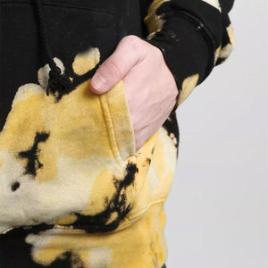 2025 nouveauté sweat à capuche imprimé éponge français surdimensionné personnalisé pour hommes brodé motif de créateur lavé à l'acide pour l'hiver - Product Image 6