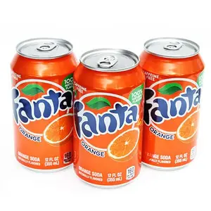 Fanta mit originalem Orangen geschmack 355ml Dosen 12er Pack sowie Fanta in 1L 2L & 2.5L Plastik flaschen