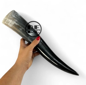 100% Eco-Friendly Best Quality Ox Horns Custom Logo Carved Viking Drinking Horns <b>Cup</b> Animal Style Religious Natural Crafts - Product Image 1