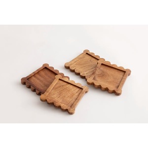 Ensemble de sous-verres de Style classique en forme d'octogone écologique en acier inoxydable de qualité supérieure - Product Image 3