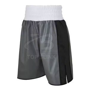 Pantalones de boxeo del fabricante de ropa de lucha OEM para la venta 2025 pantalones cortos de boxeo con logotipo personalizado para hombres - Product Image 2