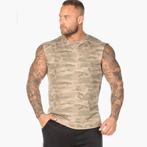 Camisetas sin mangas para hombre con estilo y última moda, camiseta sin mangas de algodón, precio bajo, tela transpirable de alta calidad para hombres, camiseta sin mangas - Product Image 1